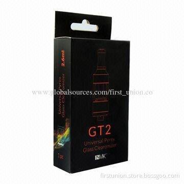 Hot Selling Glass Clearomizer GT2, Can Match with Multiple Types of Batteries